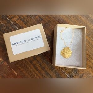 Mercer & Jayne Gold-filled Pendant Necklace w/Beaded Chain, brand NEW!